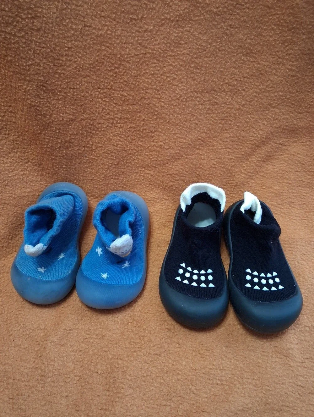 2 Pair Kids Non-Slip Sock Shoes Toddler Footwear